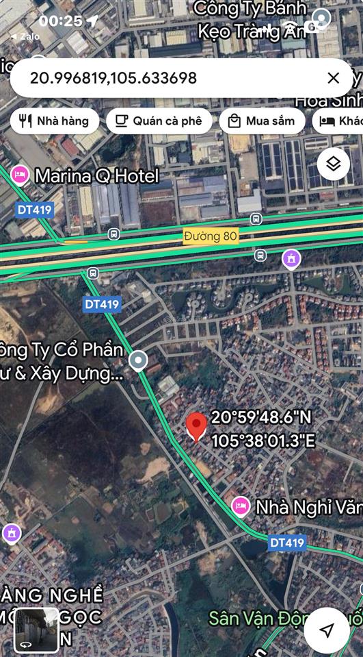 Đất trung tâm thị trấn quốc oai (xã quốc oai) ngay ga metro văn cao và bệnh viện sản nhi trung ương