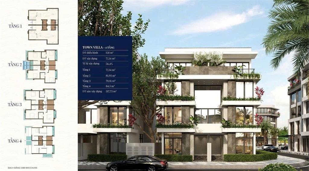 11 tỷ sở hữu biệt thự gần sông đô thị bạch đằng 1288, đối diện trung tâm hành chính mới hải phòng
