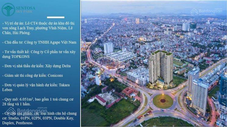 Bán căn hộ 2 ngủ 71m2 tại sentosa, lê chân. 0966 959 ***