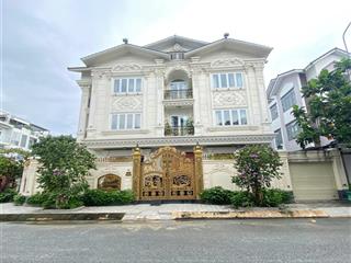Khan hiếm! bán siêu biệt thự 320m2 khu bình lợi  20x15m, 4 tầng, view công viên, gần sông  33 tỷ