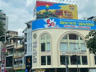 Vị trí kim cương! bán góc 2 mặt tiền trần hưng đạo  9x21m, hđt 240tr/th, 5 tầng  61 tỷ