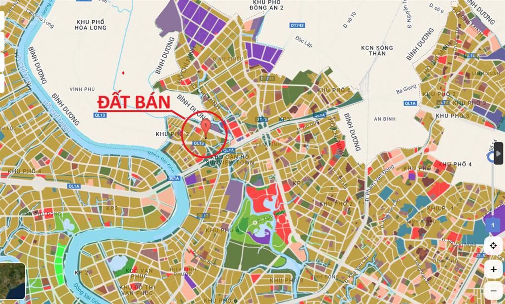 Đất đẹp rộng 8 mét hình chữ nhật tặng nhà gần ngã tư bình phước sổ hồng chính chủ đường ô thông