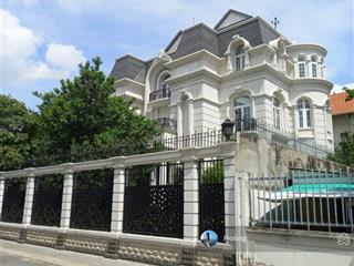 Bán biệt thự ven sông đường nguyễn văn hưởng, thảo điền  20x37m  5 tầng + hồ bơi  giá 170 tỷ