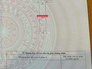 Bán ô đất 120m2 mt 5m mặt đường trục chính quang minh giá chỉ 110tr/m2