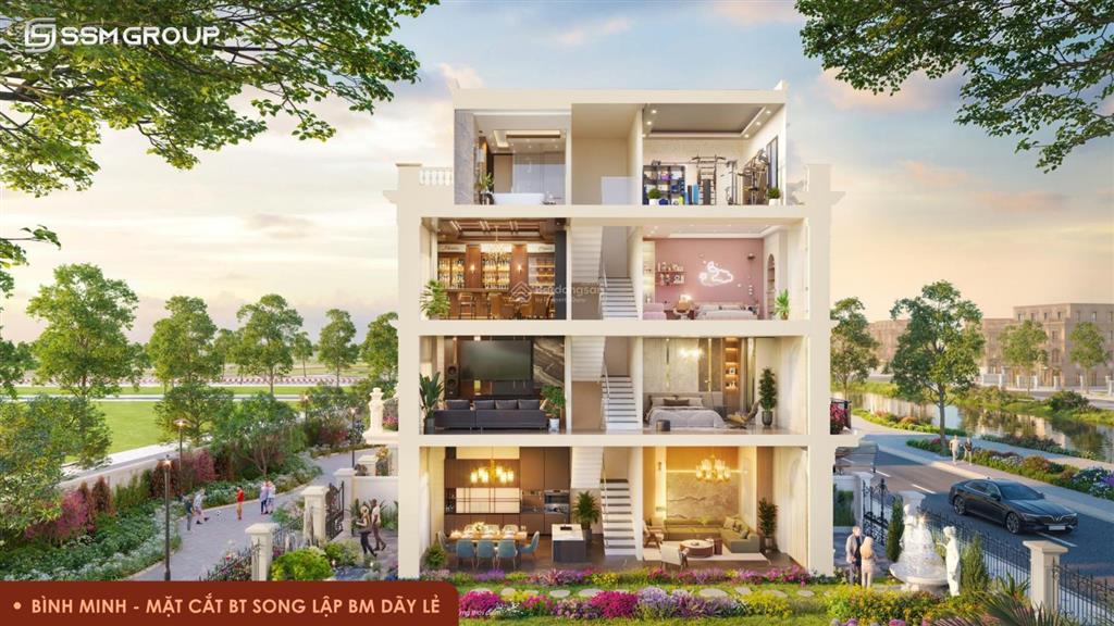 Biệt thự 3 mặt tiền ngã tư trung tâm wonder city kiệt tác kinh doanh  đối diện 2 toà văn phòng