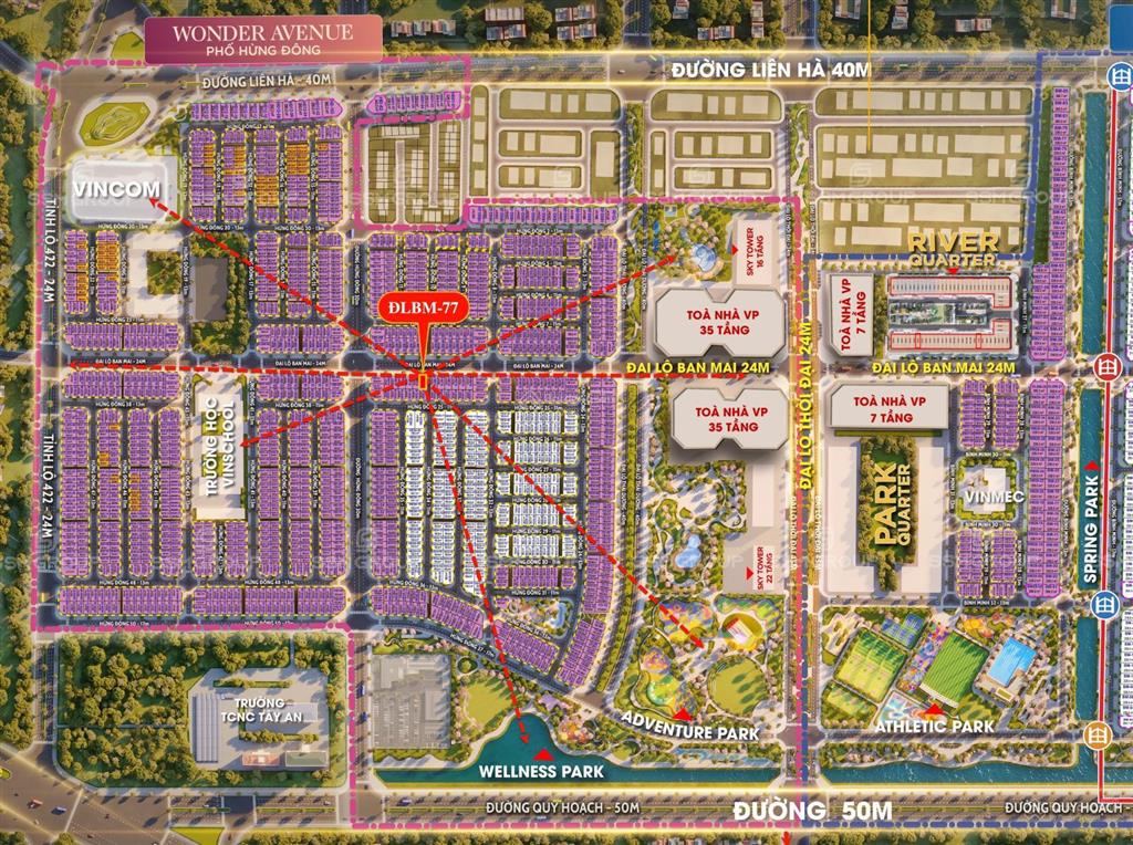 Liền kề xẻ khe thoáng như song lập mặt đường đlbm 24m  136m2  30 tỉ