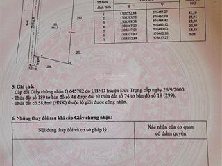 Bán đất mặt tiền bê tông 41m view trực diện núi voi mr chí thiện bđs