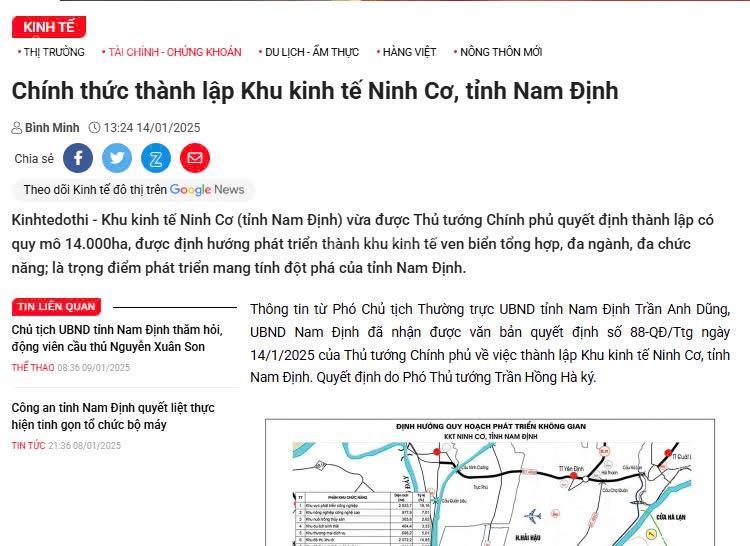 Lô góc mặt biển, mặt đường biển mở rộng lên 42