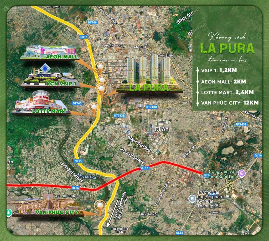 Căn loft 2 tầng tính tiền 1 tầng với 2pn  2wc tại la pura trần 5,4m chỉ từ 3,7 tỷ