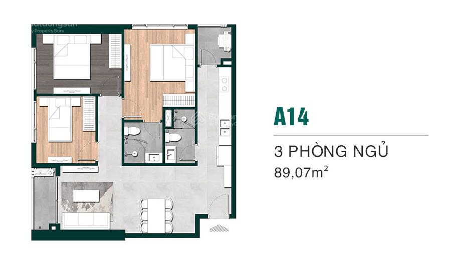 Hiếm! căn góc lavita block a 90m2, 3pn, 3 view thoáng giá cạnh tranh chỉ 46 triệu/m2