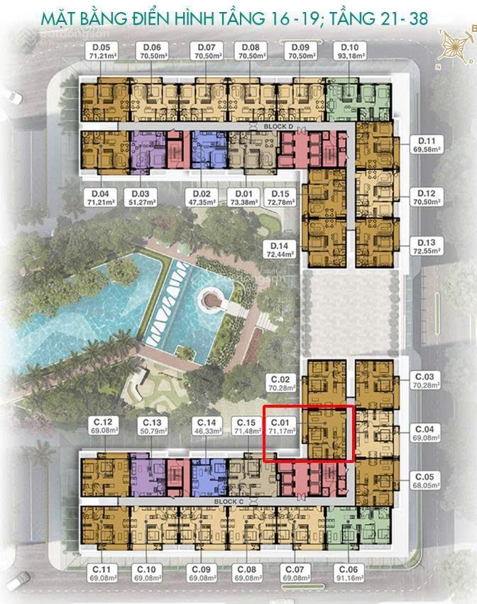 Bán căn hộ chung cư lavita thuận an, 48 triệu/m², 71m2, 2pn, 2wc