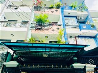 Gấp định cư! bán nhà 4 tầng 75m2  ngang hiếm 5m  vị trí đẹp kinh doanh ngay chợ bà chiểu giáp q.1