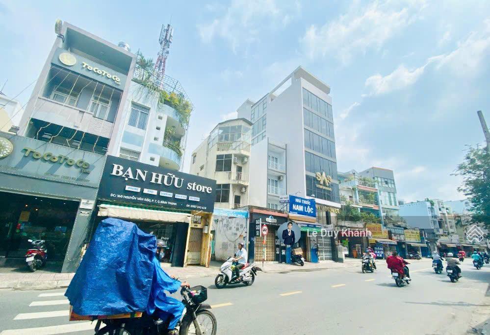 Gấp bán "14 tỷ giảm về 12.8 tỷ"  bán nhanh nhà 6 tầng + thang máy 60m2  mặt tiền nguyễn văn đậu