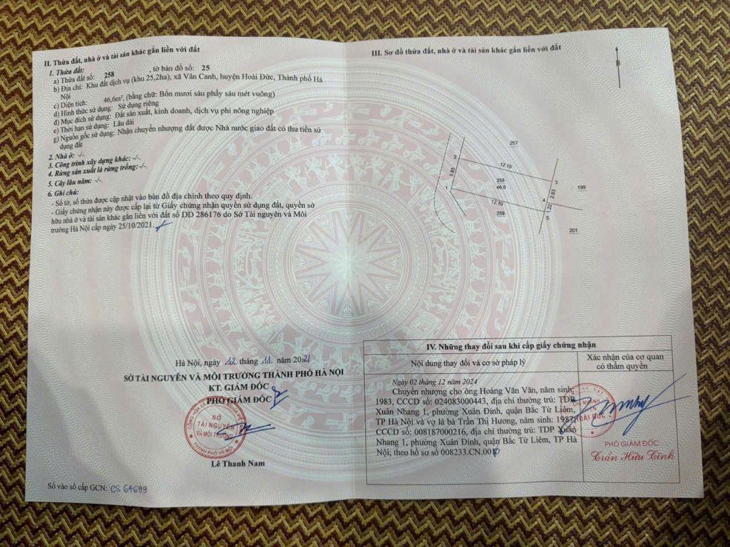 Bán lô 46m2 gần công viên trường học khu 25ha giáp KĐT An Lạc cách Mỹ Đình 3km giá 8.x tỷ