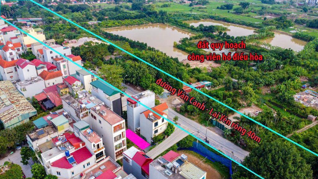 Bán lô đất 54m2 tái định cư Vân Canh ngay cạnh đường Vành Đai 3.5 đối diện công viên giá hợp lý