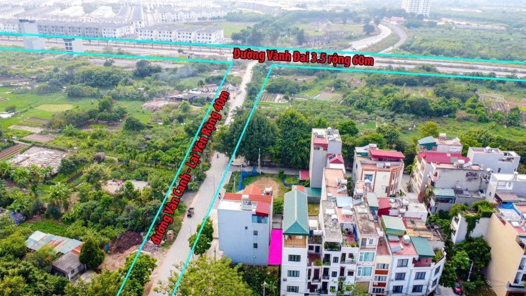 Bán lô đất 54m2 tái định cư Vân Canh ngay cạnh đường Vành Đai 3.5 đối diện công viên giá hợp lý