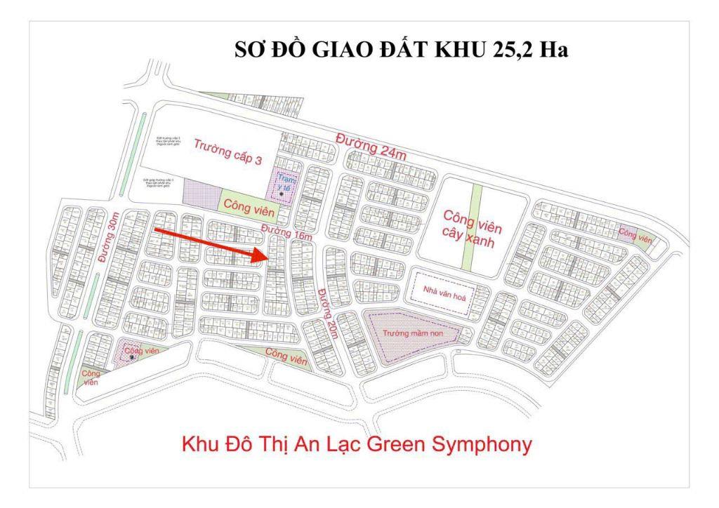 Bán lô đất 57m mặt tiền 4,93m gần công viên trường học ngay cạnh kđt an lạc giá hợp lý 0981559345 