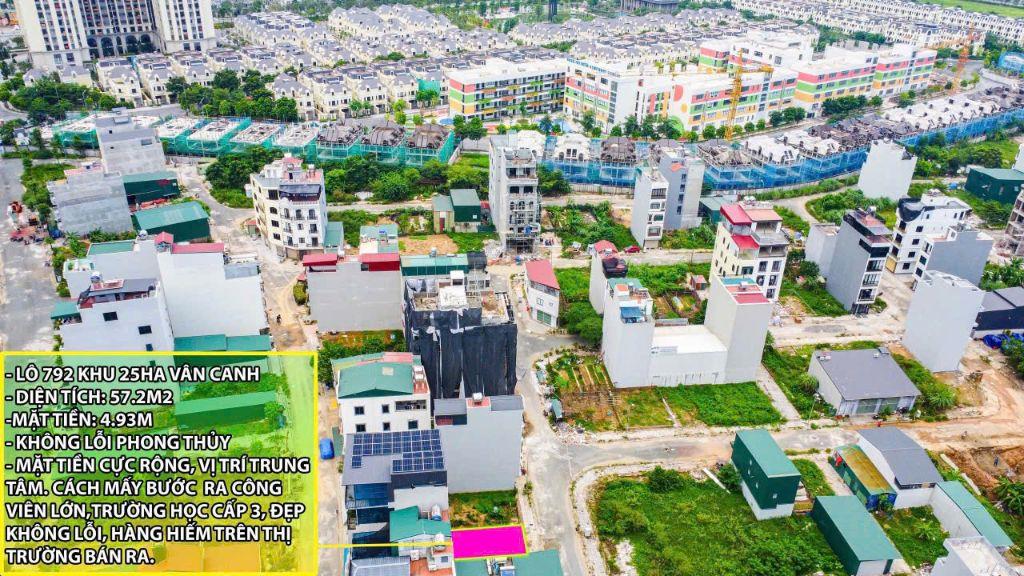 Bán lô đất 57m mặt tiền 4,93m gần công viên trường học ngay cạnh kđt an lạc giá hợp lý 0981559345 