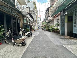 Quận 3, lê văn sỹ  75m2 (4.4x17.5m nở hậu 5m)  5 tầng  8 chdv mới  hẻm trải nhựa 6m ô tô quay