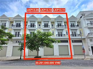 3 shophouse liền kề mặt tiền sầm uất khai thác chắc 1 tỷ/năm giá chỉ ~6.6 tỷ/căn