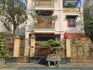 Biệt thự vip nhất hà đông, lô góc  có hầm  view vườn hoa, dt 180m  4 tầng