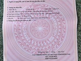 Siêu rẻ bán lô đất vườn có thổ cư 1001m2 (40mx30m) có sẵn 80m2 thổ cư chỉ 685 triệu