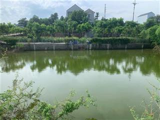 Cc bán 2 lô đất đẹp full thổ cư, mt rộng 9m view hồ toàn phần giá chỉ 2,1tỷ/lô hòa trúc, xã phú cát