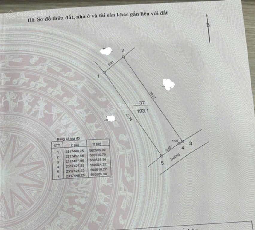 Cc cần tiền bán rẻ193,1 m fullthổcư mặt tiền 6,9m giá chỉ 3,86 tỷ rẻ hơn tt20% ngõ thông oto tránh