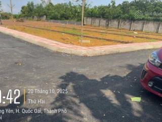 Lô góc 2 mt gần hồ sinh thái, đường đh09, ngõ thông oto, dt 125.1m2 full thổ cư mt 5,86m giá 2,7tỷ