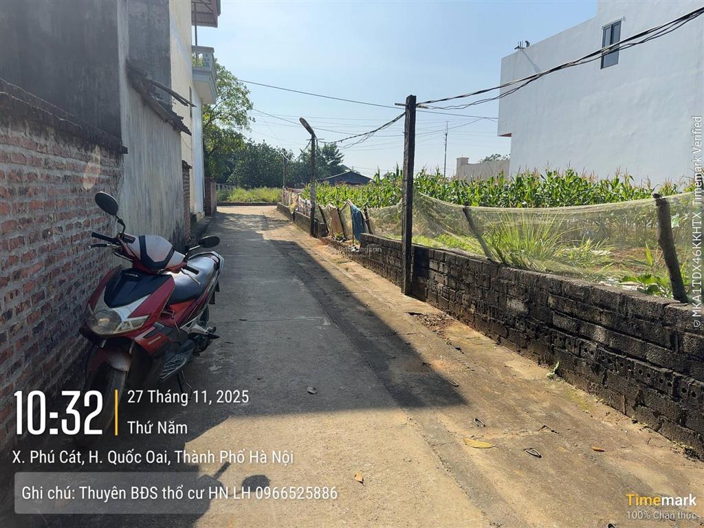 3.2 tỷ có 144,8m2 thổ cư 129,8m2(gần full thổ cư)tại thôn 3 xã phú cát tp hn giá đầu tư cực tốt