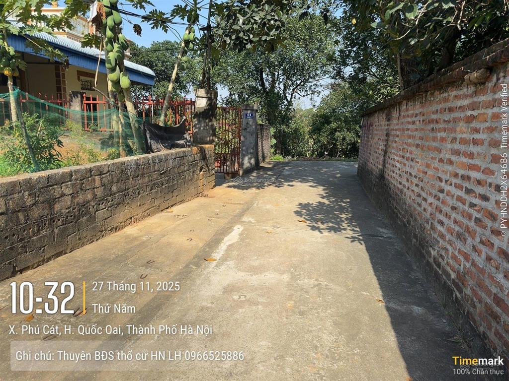 3.2 tỷ có 144,8m2 thổ cư 129,8m2(gần full thổ cư)tại thôn 3 xã phú cát tp hn giá đầu tư cực tốt