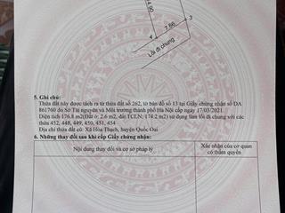 Nhỉnh 1 tỷ lô đất 100 mfull thổ cư oto vào tận đất giá 1,5tỷ tại hoà trúc xã phú cát tp hà nội !