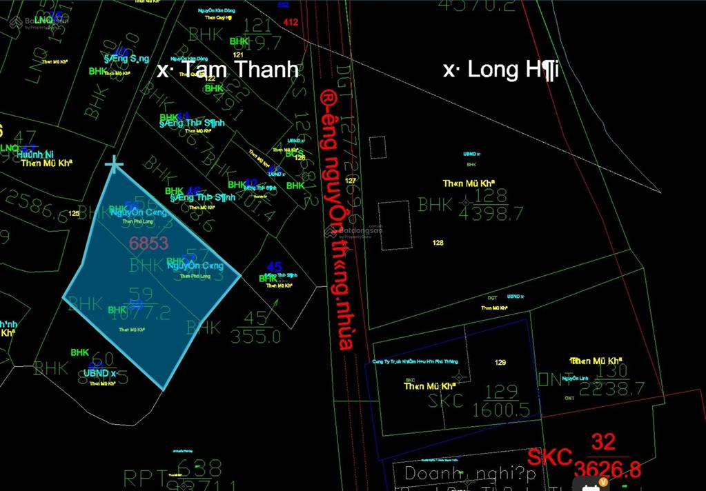 Cần bán 2000m2 đất huyện đảo phú quý, thuộc xã tam thanh, bình thuận