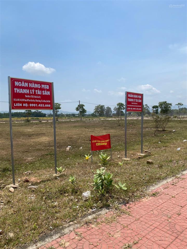 Bán đất lô đơ3  39, khu dân cư thuộc khu đô thị mới cẩm văn, phường an nhơn đông, tỉnh gia lai