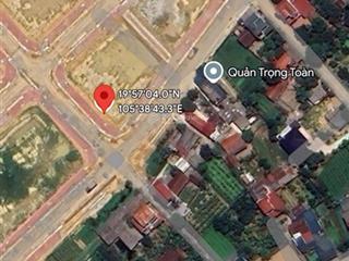 Bán lô đất tại mb thị trấn quán lào. dt 108m2 mặt 6m. mb đồng bộ giá 830tr
