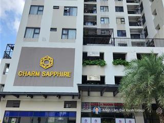 Cần bán shophouse ngay sảnh 108m2 charm sapphire đã có sổ hồng lâu dài, lợi nhuận 30 triệu 1 tháng