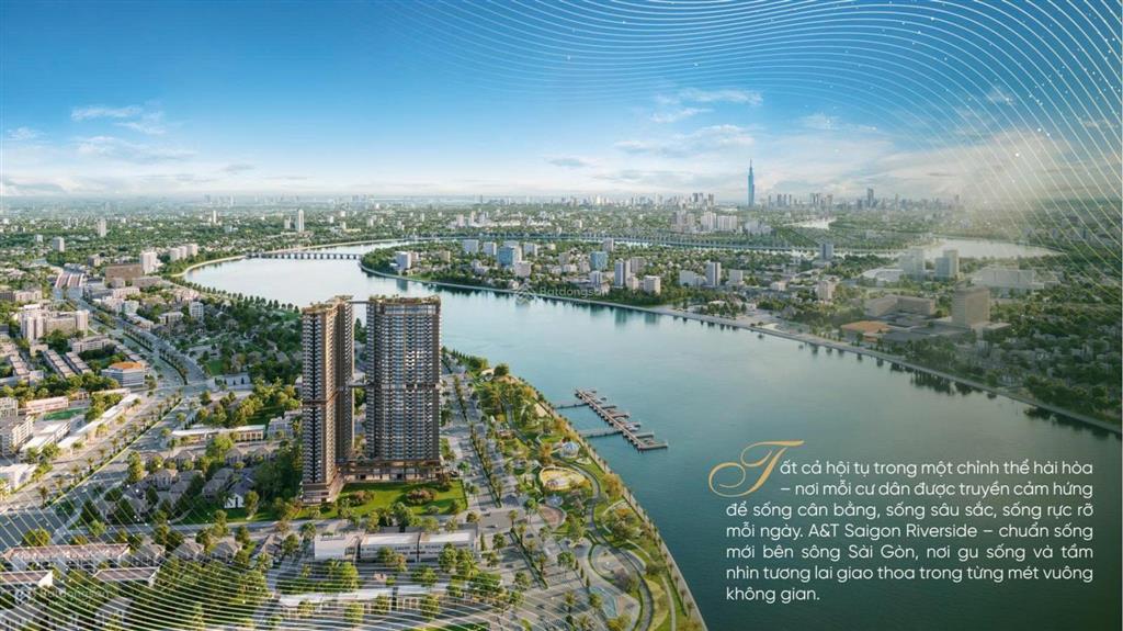 Chỉ 350tr sở hữu ngay căn 2pn a&t saigon riverside dt 65m2, giá tốt 3ty5 chỉ có ở e minh