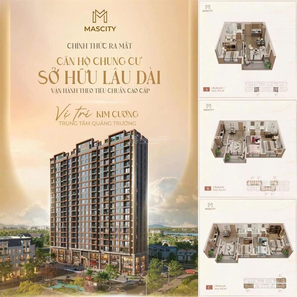 Bán chung cư mascity bắc giang giá chỉ từ 930tr căn hộ sang trọng, giá cực tốt