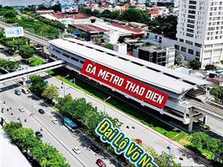 163tr/m2 đất mt ngay trần não|11x29|ctxd 1 hầm 6 tầng|vị trí đẹp ngay ga metro thảo điền