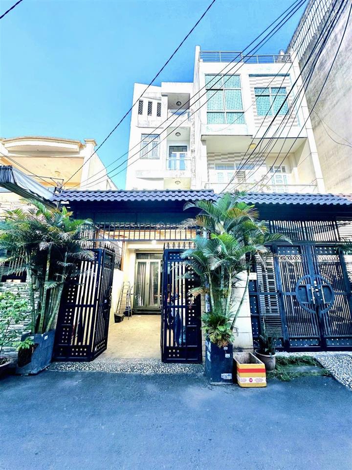 Hẻm xe tải  gần mt quang trung  86m2  4 tầng  giáp tân bình, nhà ga t3