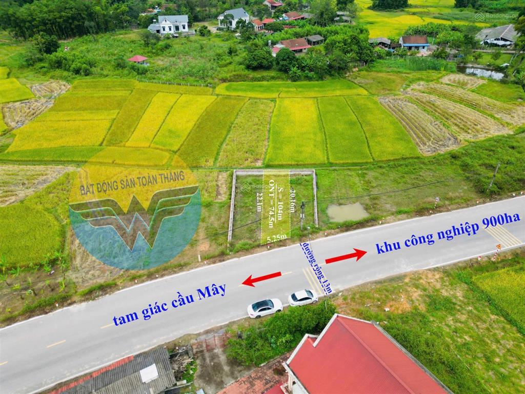 Chỉ 1.25 tỷ sở hữu ngay lô đất full thổ cư  mặt tiền đường 13m