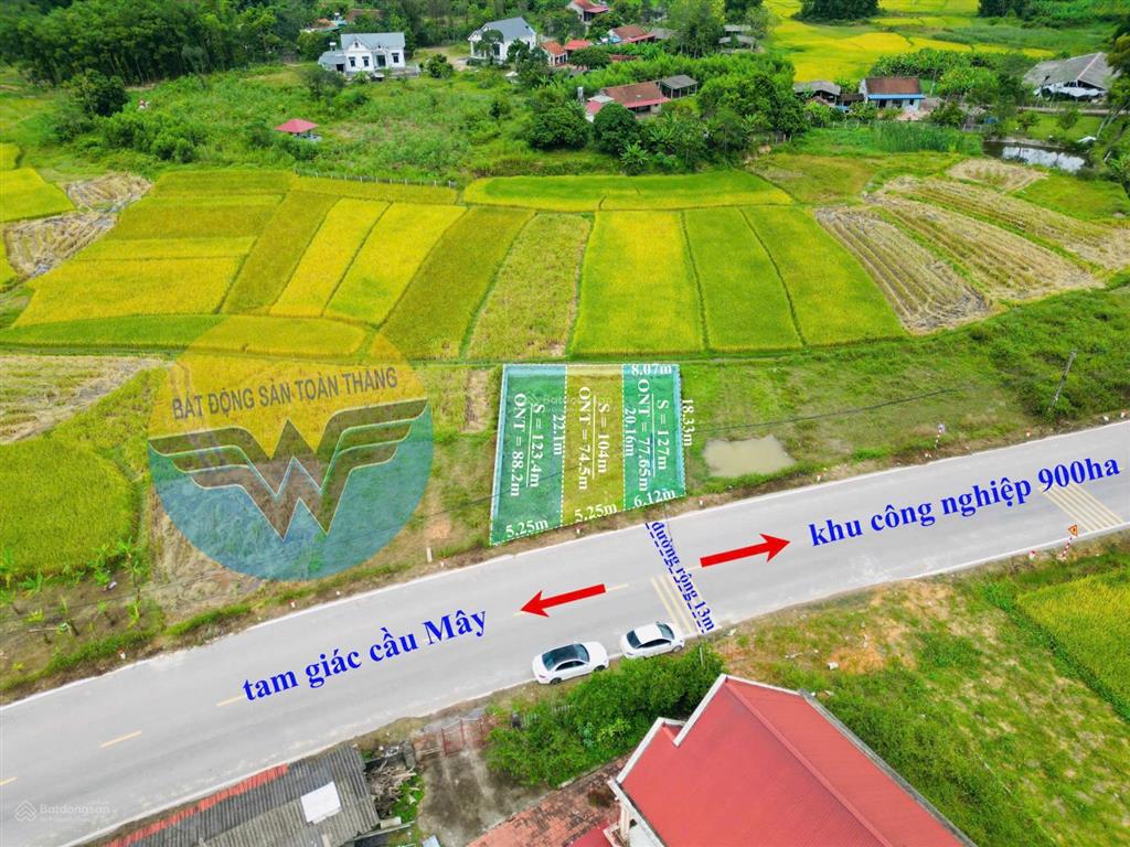 Chỉ 1.25 tỷ sở hữu ngay lô đất full thổ cư  mặt tiền đường 13m