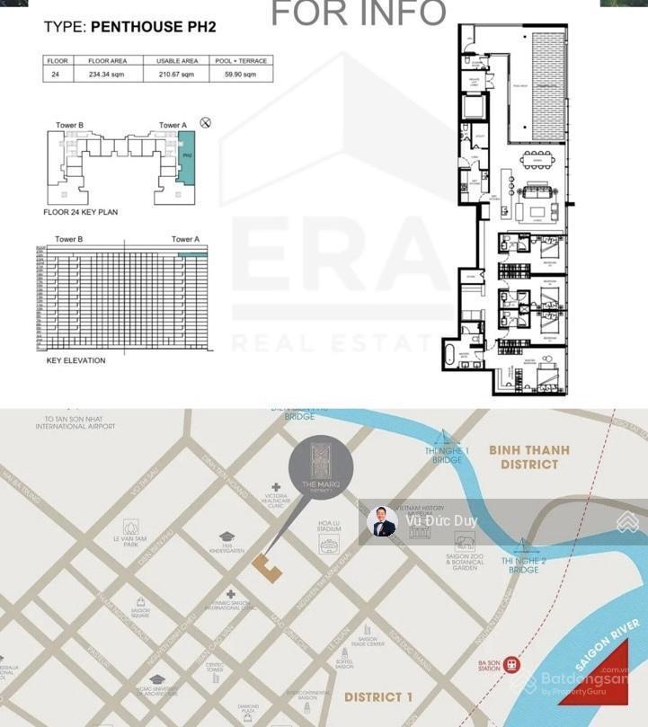 Bán penthouse the marq 101 tỷ (thô) |penthouse hồ bơi riêng nguyễn đình chiểu quận 1 , cạnh lim 3