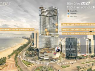 1bed nobu đà nẵng, view trực diện biển, full style nhật. có thể ở, hoặc gửi nobu hotel vận hành