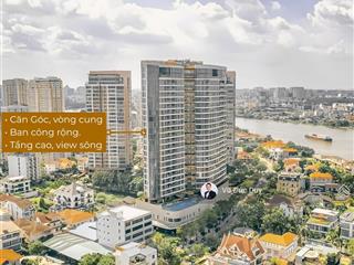 Bán 2pn thảo điền green, căn góc, vòng cung, view sông, ban công rộng, tầng cao, full nội thất