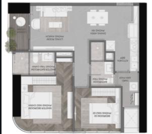 Bán lỗ căn đẹp 2pn vòng cung eaton park quận 2, đã thanh toán đợt 3 1.75 tỷ