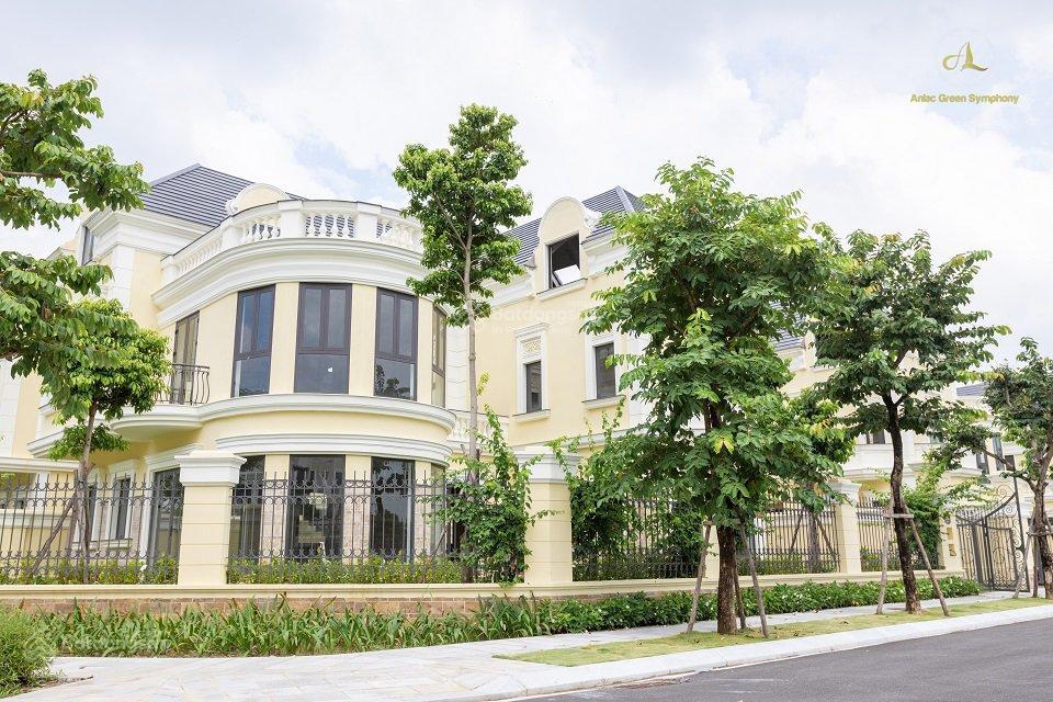 Bán lô biệt thự góc 2 mặt tiền hướng đông nam tiếp giáp sông tại khu đô thị an lạc green symphony