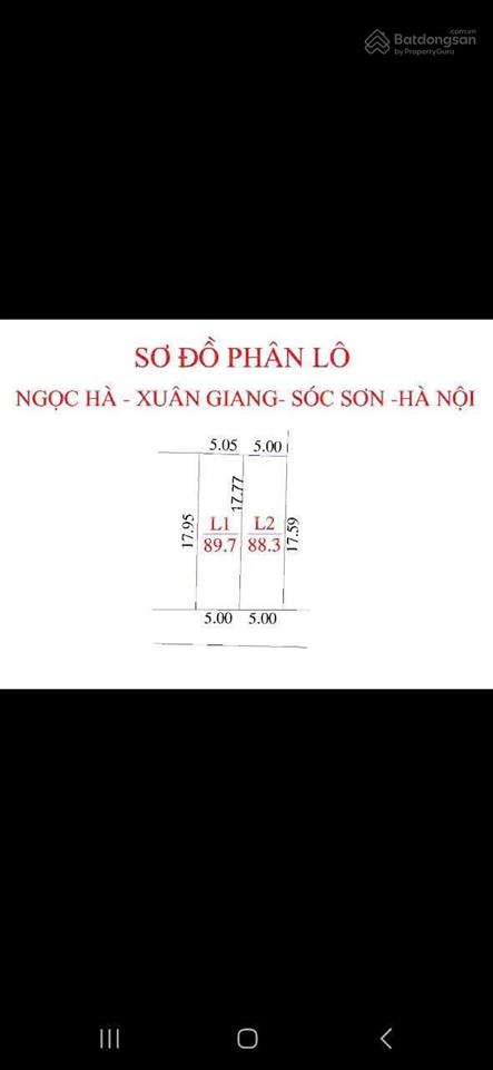 Siêu phẩm ngọc hà xuân giang 88,3m gần trường mầm non cấp 123 phòng khám đk xuân gia