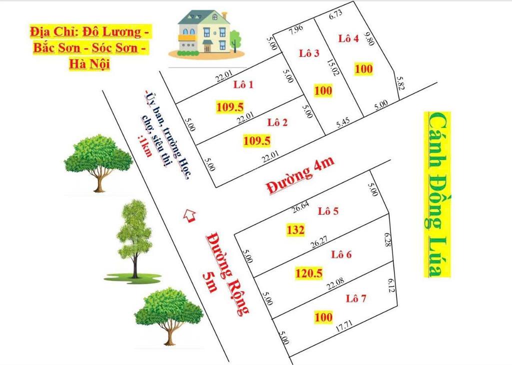 Lô 120m2 full đất ở, nhỉnh 700 triệu, đường ô tô, gần đường liên tỉnh, nhập khẩu hà nội vị trí