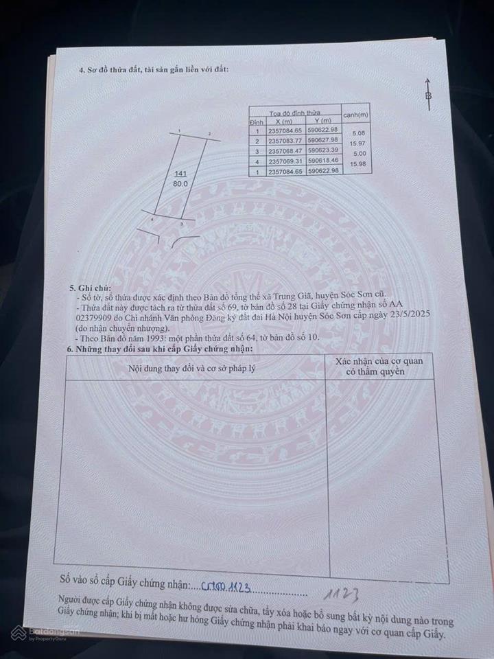 Bán đất 86m lô góc tại xã trung giã, sóc sơn, hà nội, 1ty 650tr